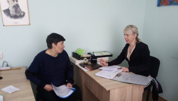 Зустріч з випускницею – викладачем географії ДПТНЗ &quot;Недригайлівське вище професійне училище Л.П. Гоженко