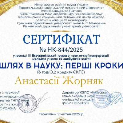 Zornak Anastasia