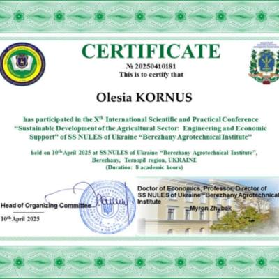 Kornus Olesa