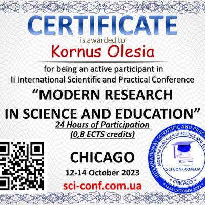 Modern Research Kornus O
